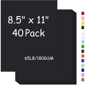 Superfine Printings Heavy Cardstock White | 8.5 x 11 Thick Paper ...