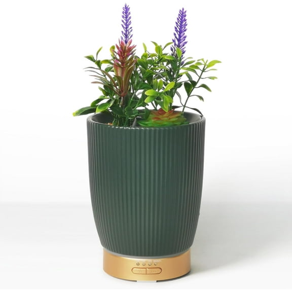 CozyNestFinds Essential Oil Diffuser Aromatherapy Diffusers Potted Diffuser with Night Lights Timers Auto Off