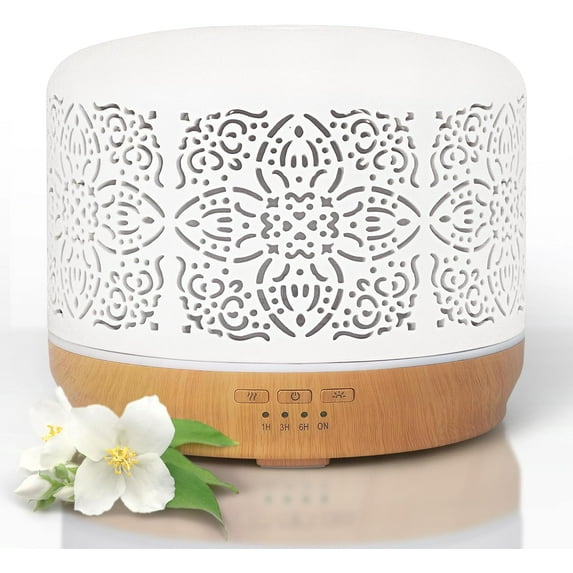 CozyNestFinds Essential Oil Diffuser Aromatherapy Diffusers with Timers Night Lights Auto Off Function