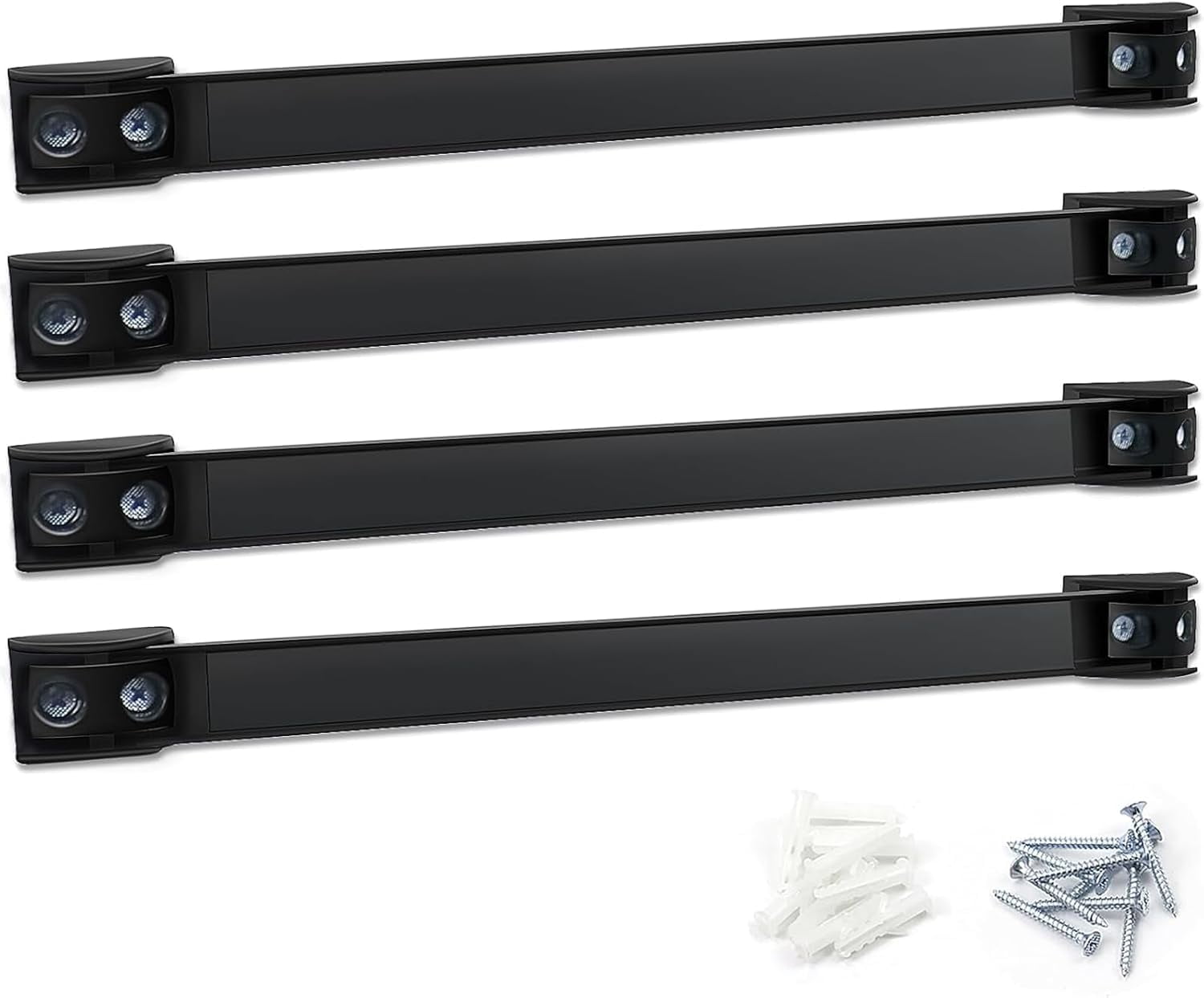 CozyNestFinds Magnetic Tool Holder Strip 4 Pack, 12 In Heavy Duty Tool Organizer Magnetic Strip, Tool Magnet Bar For Garage Tool Organization