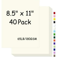 Superfine Printings Heavy Cardstock White | 8.5 x 11 Thick Paper ...