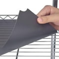 thumbnail image 1 of CozyNestFinds Wire Shelf Liner 14" x 24" Value Pack of 5 Flat Heavy Duty Waterproof Non-Adhesive Industrial Strength Plastic Mats for Tier Shelving Unit, Gray, 1 of 14