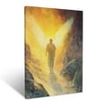 thumbnail image 1 of CozyNet Angel Guiding A Glowing Pilgrim On A Journey Radiant Figure Symbolizing Divine Direction Wall Art Prints With Frame Canvas Perfect for Living Room & Bedroom, Wall Decor 16"x20", 1 of 10