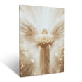 thumbnail image 1 of CozyNet Angel Lifting Glowing Roses Of Light Toward Radiant Skies A Serene Figure Symbolizing Beauty Wall Art Prints With Frame Canvas Perfect for Living Room & Bedroom, Wall Decor 12"x16", 1 of 10