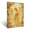 thumbnail image 1 of CozyNet Angelic Figure Surrounded By Roses Glowing Softly, Symbolizing Beauty & Divine Serenity Wall Art Prints With Frame Canvas Perfect for Living Room & Bedroom, Ready to Hang, Wall Decor 12"x16", 1 of 10