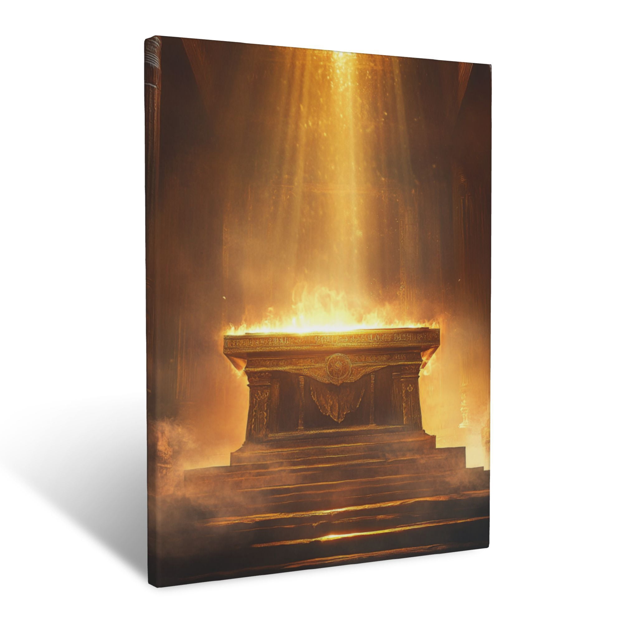 CozyNet The Ark Of The Covenant Glowing With Divine Light In A Sacred ...