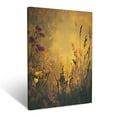 thumbnail image 1 of CozyNet Romantic Evening Garden Scene With Softly Glowing Flowers & Tall, Gentle Grasses Wall Art Prints With Frame Canvas Perfect for Living Room & Bedroom, Ready to Hang, Wall Decor 12"x16"in, 1 of 4