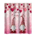 CozyQx Bathroom Accessories Valentine'S Day Shower Curtains for