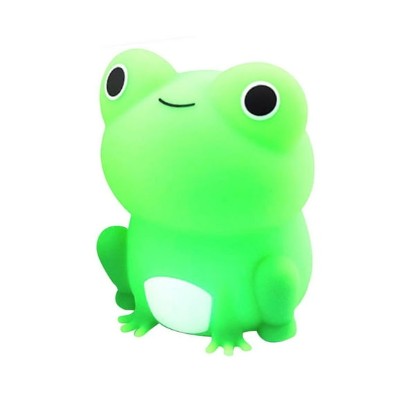CozyQx Home Lighting Dimmable Frog Night Light for Kids Silicone Lamp USB Charging Multi Mode Dimmable Small LED Night Light Yellow Light