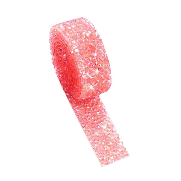 CozyQx tools & Home Improvement Self Adhesive Crystal Rhinestone Ribbon Resin Diamond Ribbon Glitter Rhinestone Sticker Roll Diy
