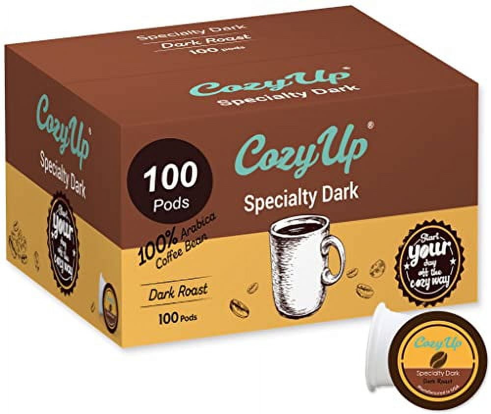 CozyUp Specialty Dark, Single-Serve .. Coffee Pods Compatible with ...