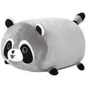 CozyWorld Panda Pillow Stuffed Animals Cute Plush Toys Valentine's Day Special Day for Kids, Black and White, 17.5''