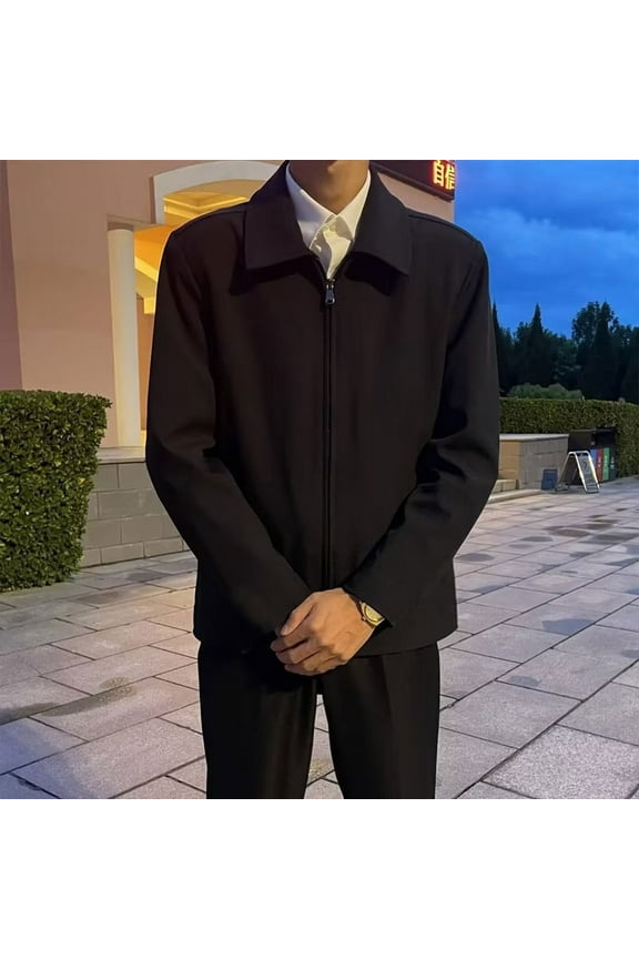 Men's Windproof Bomber Jacket for Men,Fleece Lightweight Track Jackets Sportwear Casual Outerwear