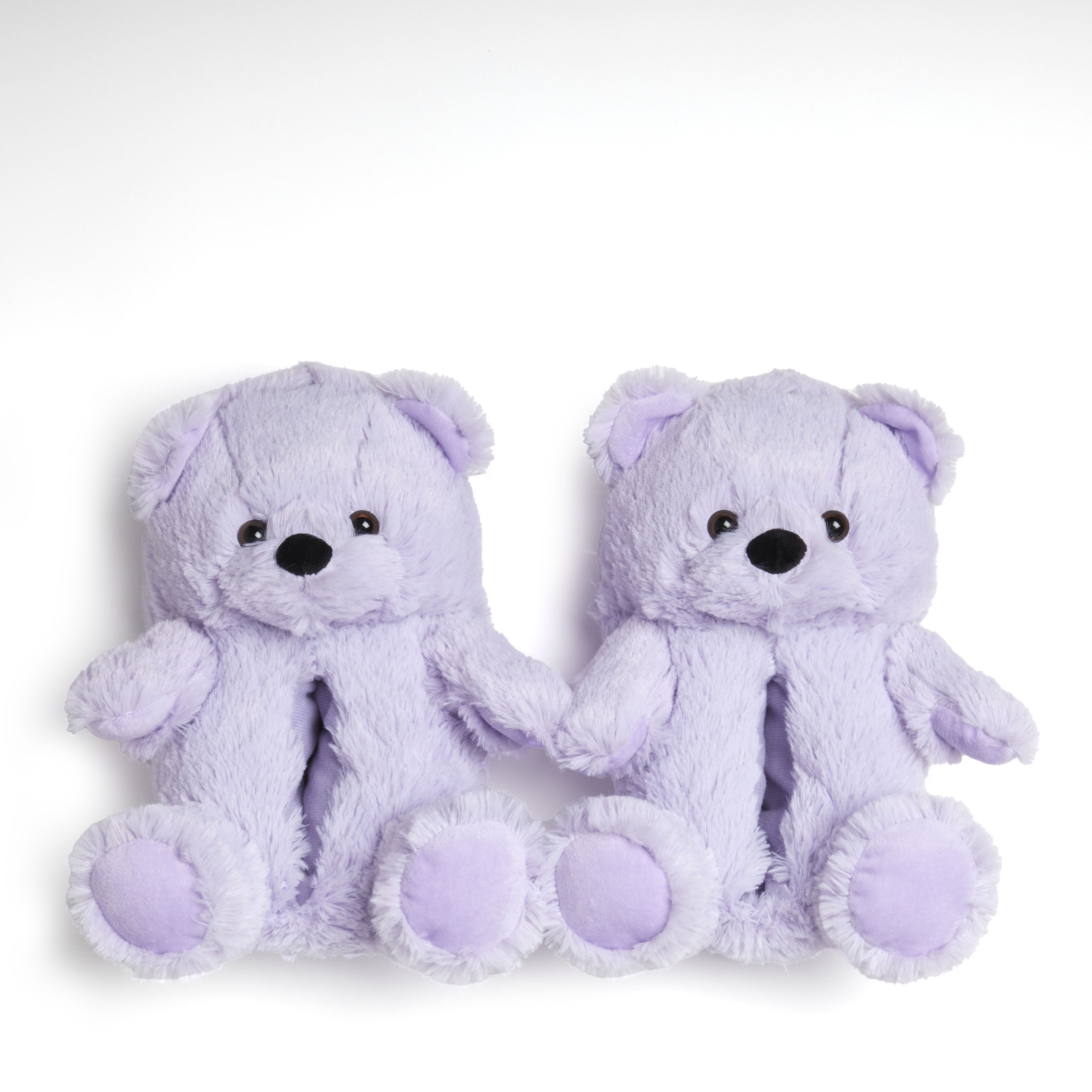 Cozyfoams Women's Overstuffed Bear Closed Back Slipper