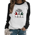 thumbnail image 1 of Cozyfort Long Sleeve Shirts for Women Plus Size Womens Christmas Print Long Sleeved Plus Size Crewneck Pullover Top Womens Tops Casual, 1 of 3