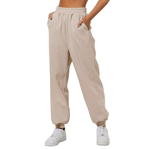 Cozyfort Sweatpants for Women with Pockets High Waisted Loose Fit Sports Pants, Comfortable Jogging Pants, Casual Sweatpants with Pockets Womens Cargo Sweatpants