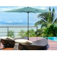 thumbnail image 1 of Cozyhom 10x 6.5ft Patio Umbrella,UV Protection Outdoor Parasol,Lake blue, 1 of 6