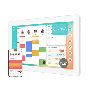 Cozyla Calendar Plus 2, 15.6" Smart Digital Calendar & No Subscription, Electronic Touch Screen Wall Planner for Family