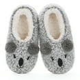 thumbnail image 1 of Cozylook Cute Animal Slipper Socks for Toddler Kids Girls Women, Fuzzy Fluffy Sherpa Lined, Non-Slip Indoor House Shoes, Cozy Birthday Christmas Gifts, Koala Big Kid 4-6, 1 of 6