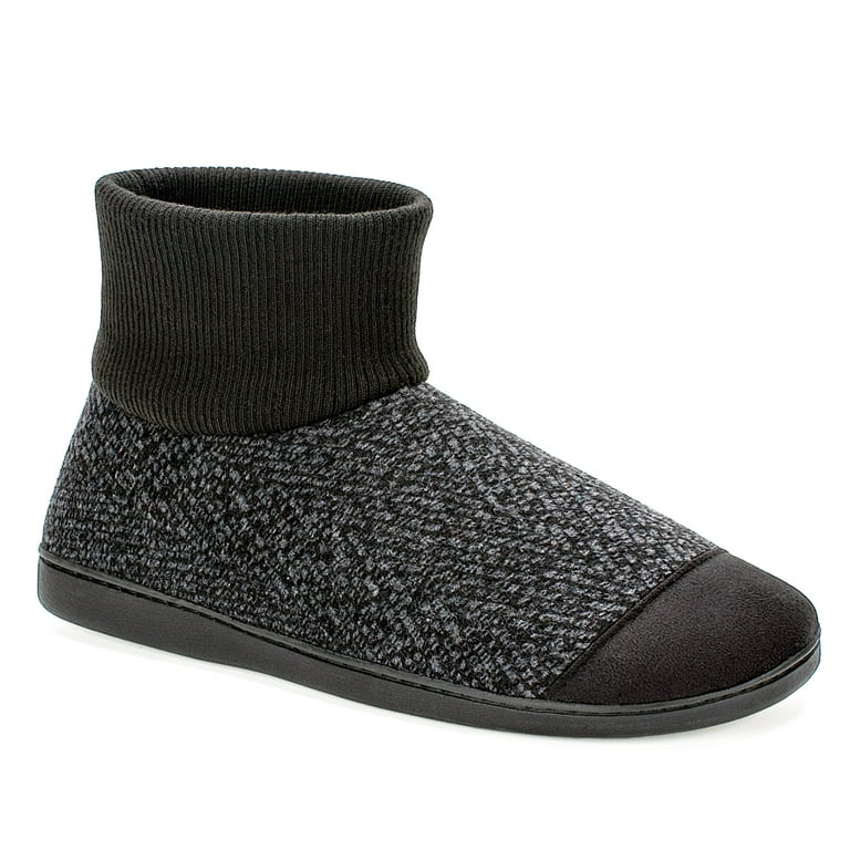 Fleece Lined Mens Sherpa Slipper Boots Cozylook Men's Slippers