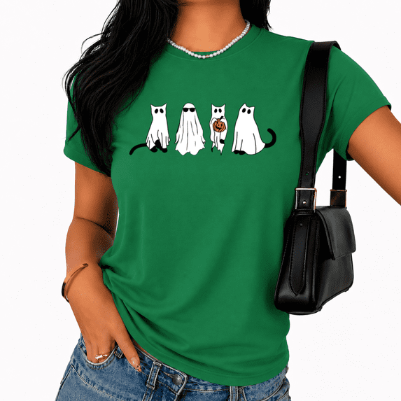 Cozymy Oversized Halloween Ghost T-Shirt for Women