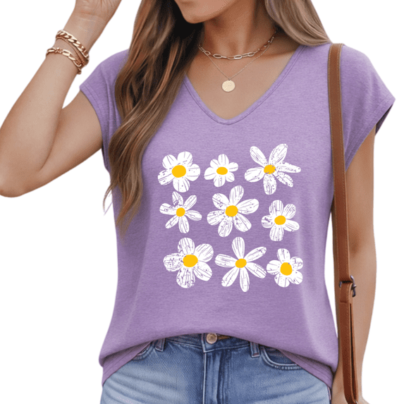 Cozymy Oversized Sleeveless V-Neck Tunic Top, Bright Yellow Dot Print Tank, Relaxed Fit Summer Tee