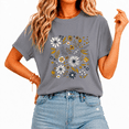 thumbnail image 1 of Cozymy Women Tee Cute Botanical Sketch Graphic T-shirt Minimalist Flower Top for Weekend Casual Outings, 1 of 5