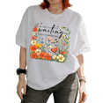 thumbnail image 1 of Cozymy Women's Christian Faith Floral Wildflower Graphic Tops Short Sleeve T-Shirt Simple Minimalist Tees, 1 of 5