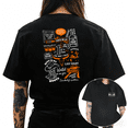 thumbnail image 1 of Cozymy Women's Country Music Song Lyrics Collage Western Cowboy Graphic Casual Short Sleeve Vintage Oversized T-Shirt Tops, 1 of 5