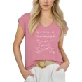 thumbnail image 1 of Cozymy Women's Faith Based Christian Quote V-Neck Sleeveless T-Shirt Cute Religious Casual Top, 1 of 6