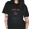 thumbnail image 1 of Cozymy Women's Find Me Under The Palms Tropical Graphic Short Sleeve T-Shirt Vintage Cotton Crewneck Summer Top, 1 of 5