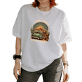 thumbnail image 1 of Cozymy Women's I Got A Heart Like A Truck Western Graphic Short Sleeve T-Shirt Trendy Suitable Tees Tops, 1 of 5