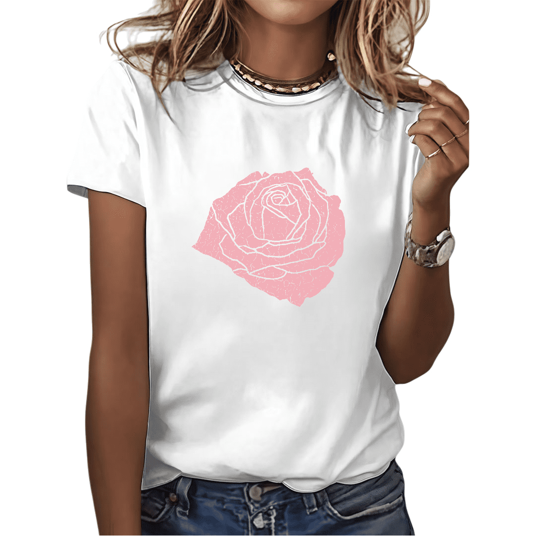 Vintage graphic pink relaxed fit top