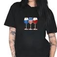thumbnail image 1 of Cozymy Women's "United States of America Anniversary 1776-2026" Graphic Short Sleeve Crewneck Casual T-Shirt S-5XL, 1 of 5