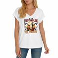 thumbnail image 1 of Cozymy Women's Western Cow Skull Cactus Floral Slogan V-Neck Sleeveless T-Shirt Retro Desert Graphic Summer Tank Top, 1 of 6