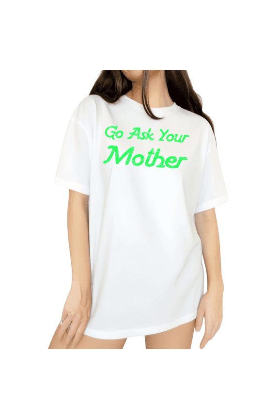 Womens Direct Comeback Green Quote Graphic Short Sleeve T-Shirt S-5XL White Tops