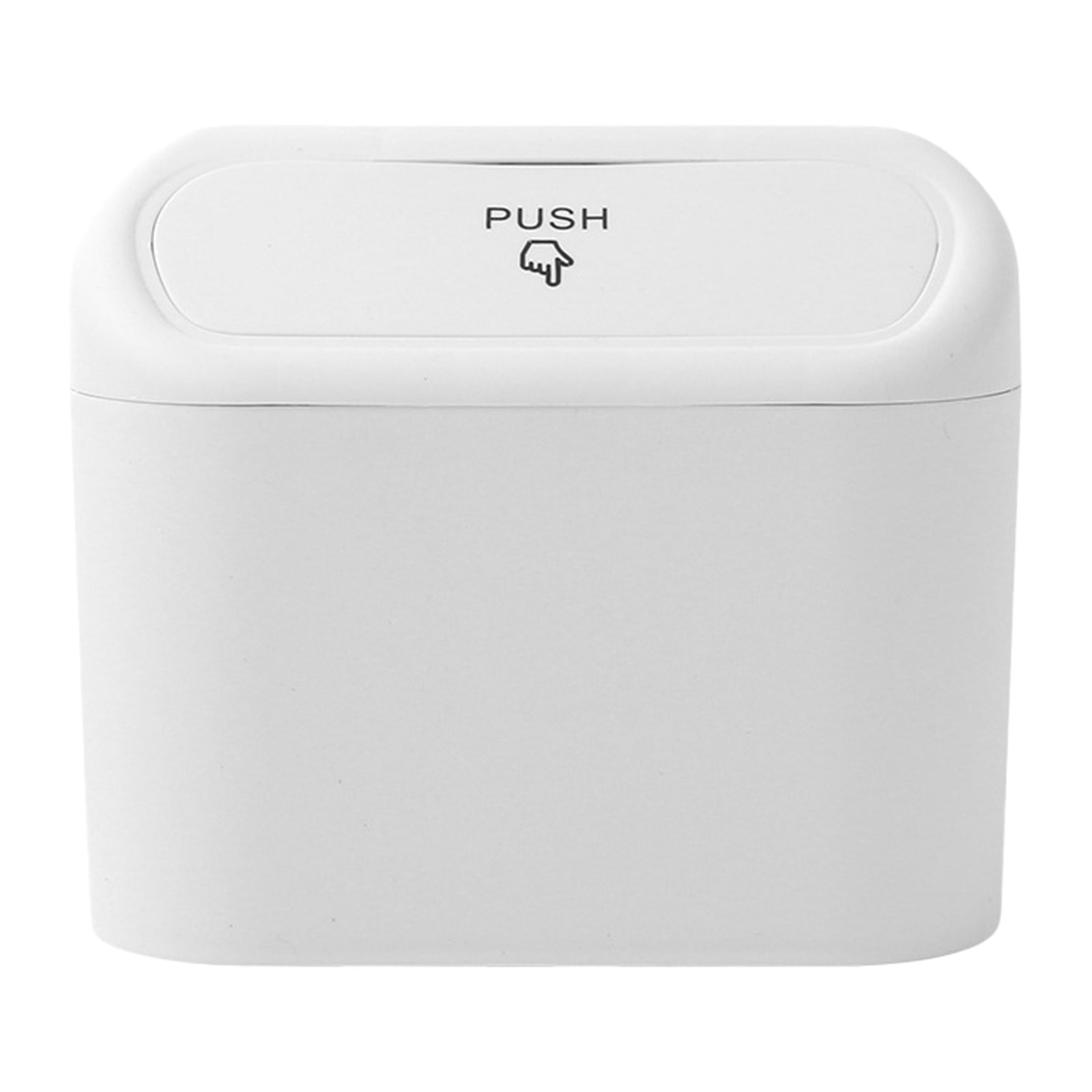 Cozynook Small Can â Bathroom Waste Basket with Lid, Multi-Use Car ...