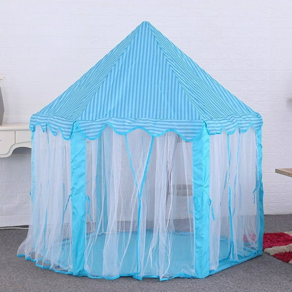 Cozyroom Princess Tent Girls for Children Indoor and Outdoor Games Bule 55'' x 53'' (DxH)