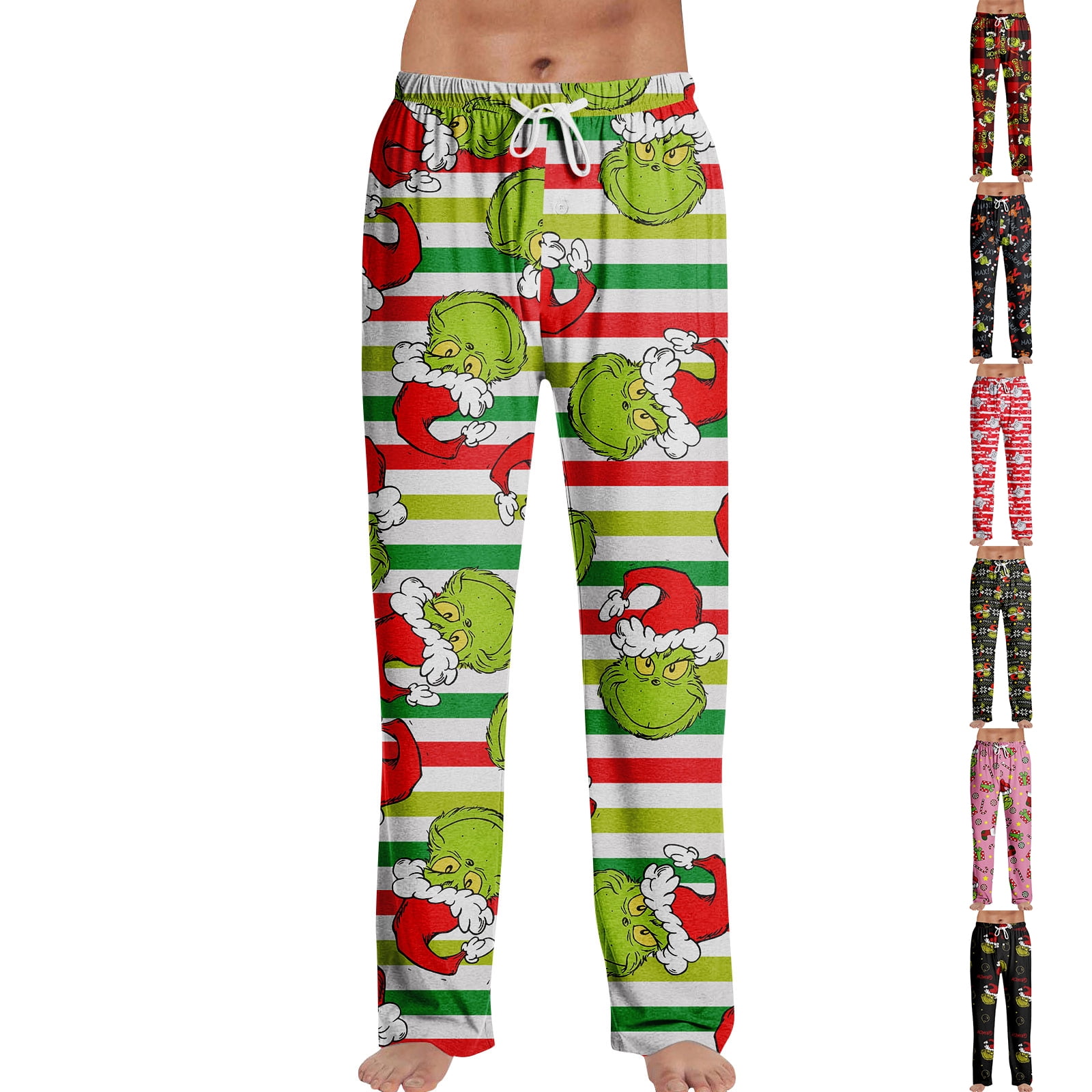 Cozyvia Christmas Pajama Pants for Women, Holiday Flannel Baggy Pajamas ...