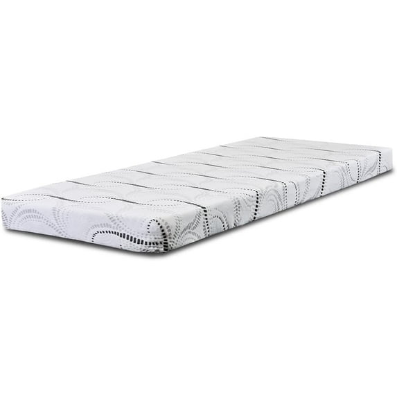 Cozyway Memory Foam RV Mattress - 4 Inch Short Twin Mattress for RV , Lasting Support and Comfort for Bunkbed Setup with Rails