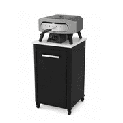 Cozze 13" Classic Portable Outdoor Pizza Oven & Tall Outdoor Kitchen Table Bundle   Triple Burner Outdoor Pizza Oven, Stainless Steel Prep Station, 43" Working Height, Portable Pizza Maker