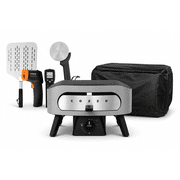 Cozze 13" Classic Portable Pizza Oven Bundle with Pizza Starter Kit & Weather-Resistant Oven Cover, Outdoor Portable Pizza Oven with Cordierite Pizza Stone for Backyard, Patio & Camping
