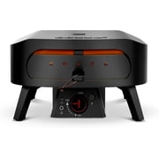 13 Gas Pizza Oven with Rotating Pizza Stone for Easy Restaurant-Style Pizza at Home   Triple Burner, Built-In Thermometer, Fast 15-Min Preheat, Portable Outdoor Pizza Oven