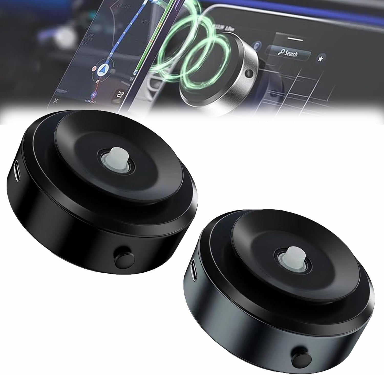 Cozzitrip Intelligent Phone Mount, Fall Car Electric Suction Cup Vacuum