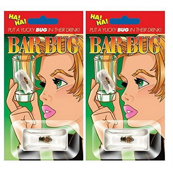 Cp 2 Count Bar Bug in Ice Cube Prank Great for Parties