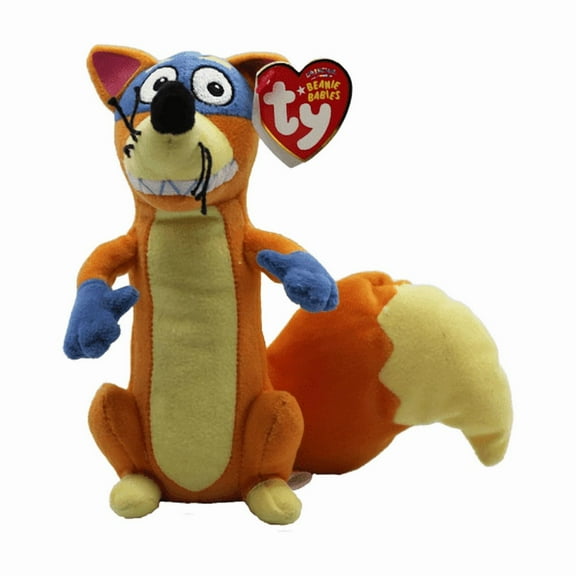 Cp New Ty Beanie Babies SWIPER the Fox (Dora the Explorer) Plush Stuffed Animal Plush 6"