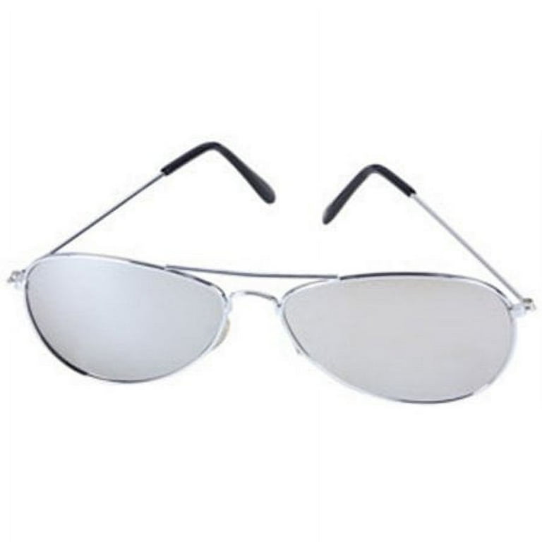 Aviator Specs Silver Mirror Adult Aviator Specs Silver Mirror Adult