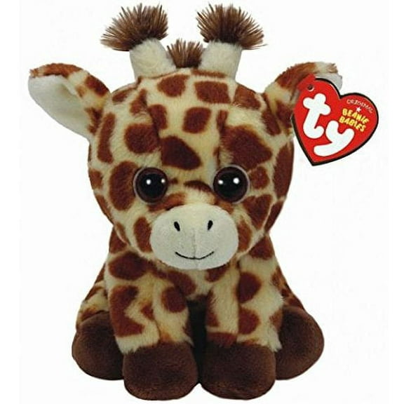 Cp Ty Beanie Babies- Peaches Giraffe (Glitter Eyes) Small 6" Plush