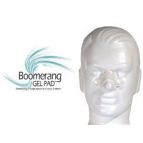 Nasal gel pad outlet