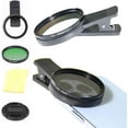thumbnail image 1 of Cpl Filter for iPhone, 52mm Clip-0n Cpl Phone Camera Lens Filter Kit, Circular Polarizer Polarizing Filters for iPhone 15 14 13 12 11, for Samsung Blu, Smartphones(Without Storage Box), 1 of 7